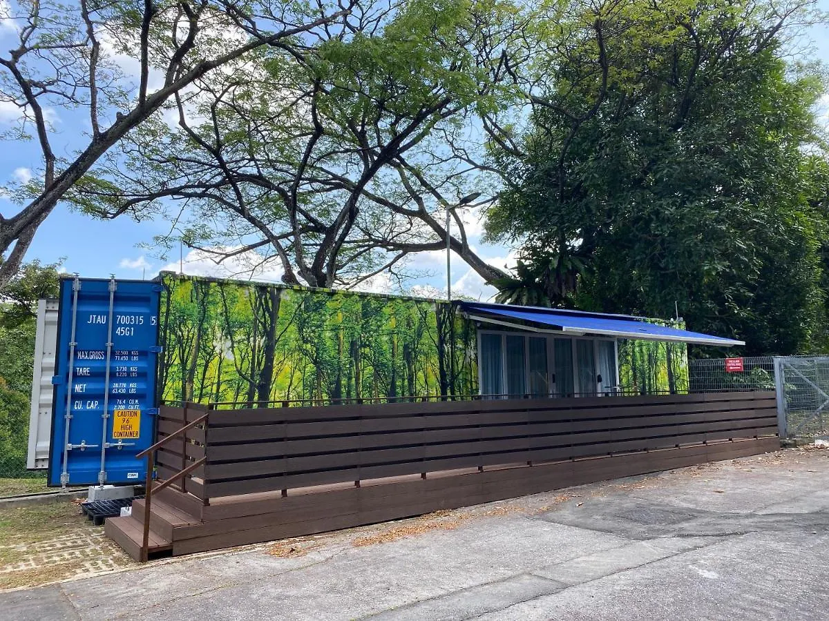 Shipping Container Hotel At Haw Par Villa Googlemap Address 27 Zehnder Road Taxi And Cars Can Only Enter Via Zehnder Road Singapour